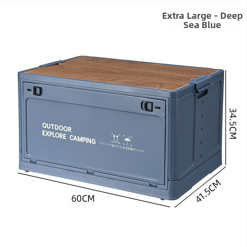 Išorinė saugojimo dėžė automobilių bagažinei, japonų stiliaus, PP medžiaga, talpa 29–86 L, modelis 5211564