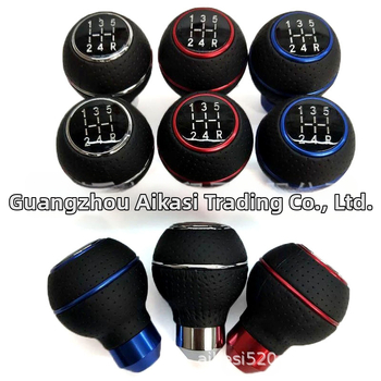 Δερμάτινη λαβή επιλογέα ταχυτήτων για χειροκίνητο κιβώτιο 5 ταχυτήτων, παγκόσμια συμβατότητα, μοντέλο 4112, μάρκα Say more