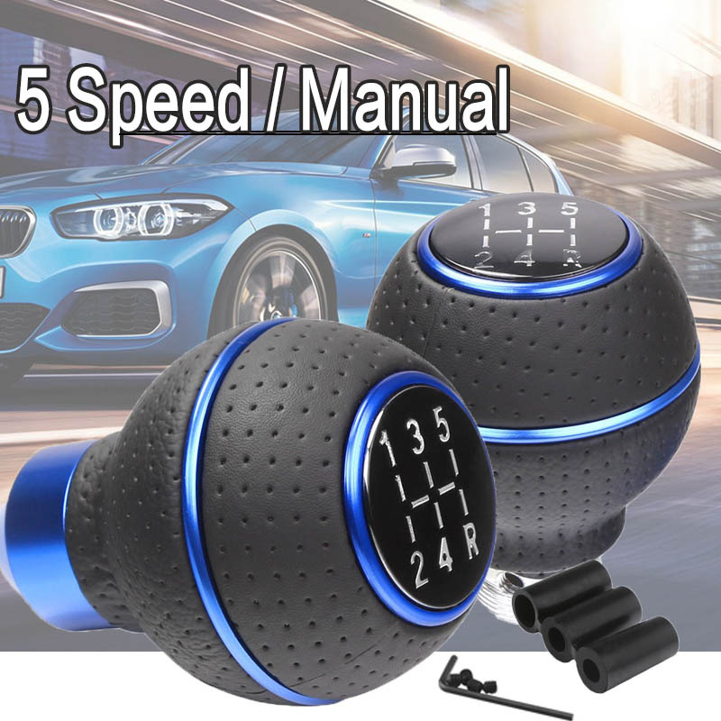 Δερμάτινη λαβή επιλογέα ταχυτήτων για χειροκίνητο κιβώτιο 5 ταχυτήτων, παγκόσμια συμβατότητα, μοντέλο 4112, μάρκα Say more