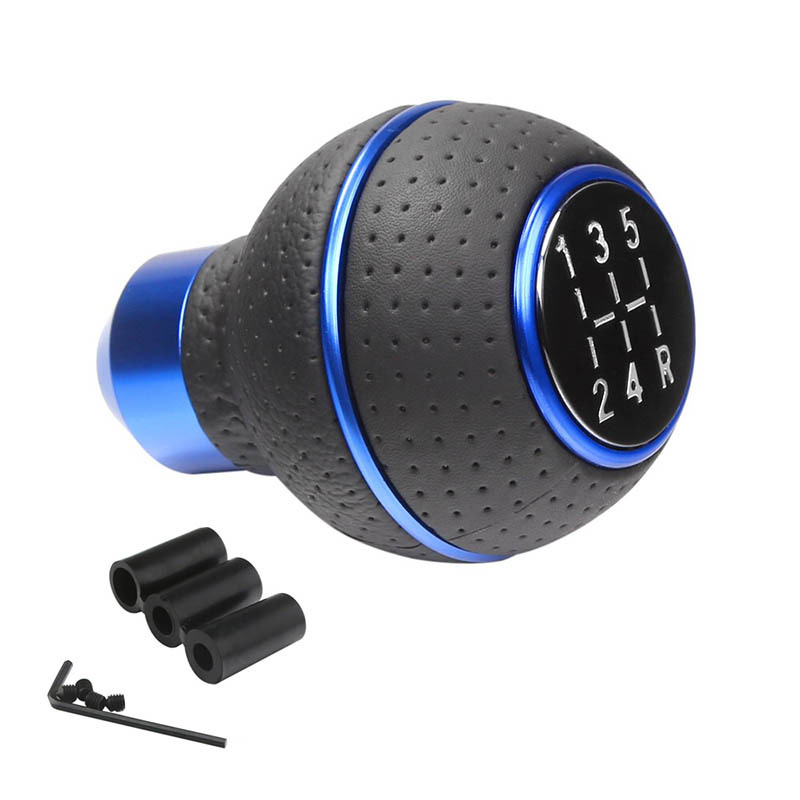 Δερμάτινη λαβή επιλογέα ταχυτήτων για χειροκίνητο κιβώτιο 5 ταχυτήτων, παγκόσμια συμβατότητα, μοντέλο 4112, μάρκα Say more