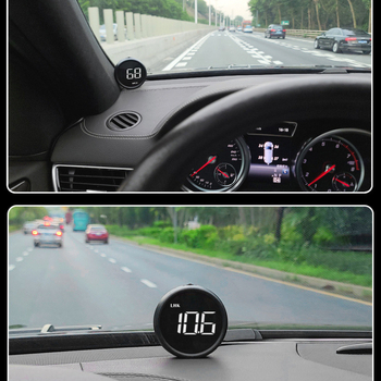 Automobilio HUD ekranas - universalus, daugiafunkcinis, HD Head-Up, maitinamas per OBD