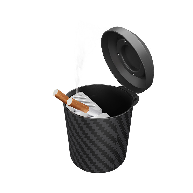 Automobilio peleninė su anglies pluošto raštu, universalus modelis, plastikinis korpusas, ugniai atsparus dangtelis