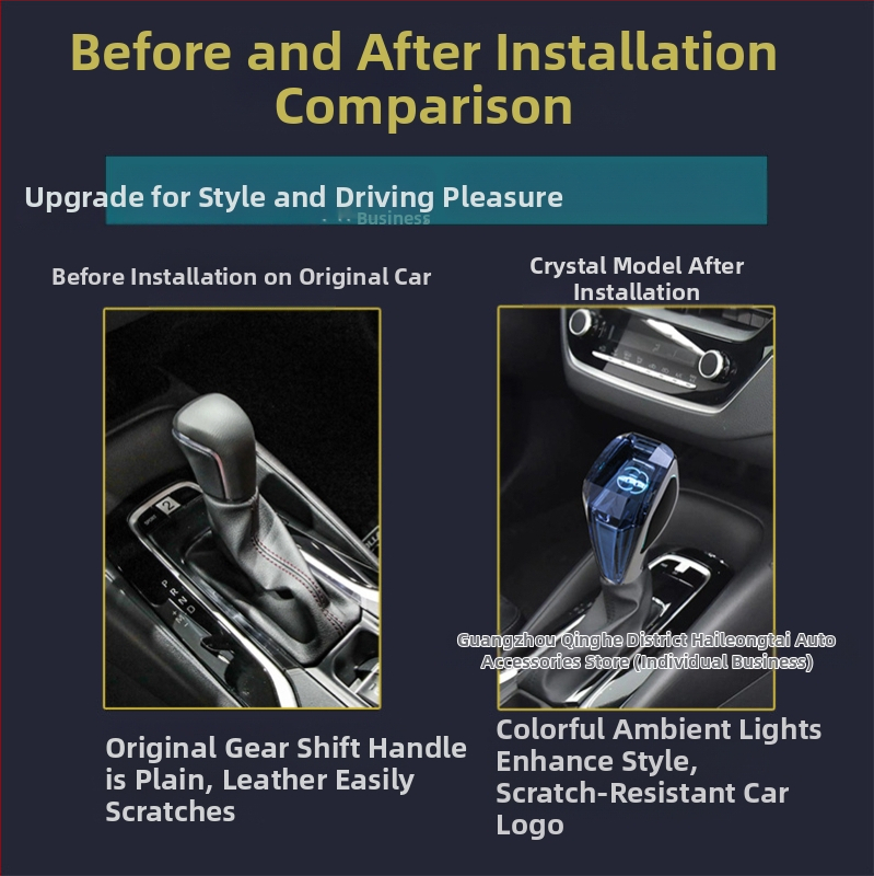 JINQING 167 универсална светеща кристална ръкохватка за скоростен лост