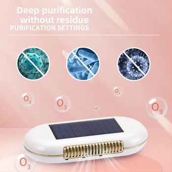 Automobilio oro valytuvas su saulės ir USB maitinimu, modelis 8820, 2W, 1000 neigiamų jonų koncentracija, dengiamas plotas 2 m²