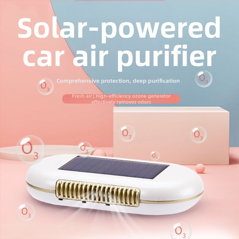 Automobilio oro valytuvas su saulės ir USB maitinimu, modelis 8820, 2W, 1000 neigiamų jonų koncentracija, dengiamas plotas 2 m²