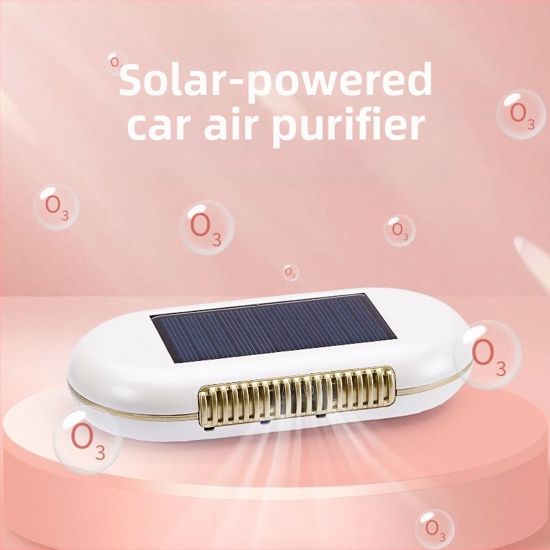 Automobilio oro valytuvas su saulės ir USB maitinimu, modelis 8820, 2W, 1000 neigiamų jonų koncentracija, dengiamas plotas 2 m²