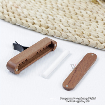 Ξύλινο κουτί αρωματοθεραπείας αυτοκινήτου με διαχύτη, ανοιγόμενος κάλυμμα, μακράς διάρκειας άρωμα, δυνατότητα εκτύπωσης λογότυπου, δώρο σε κουτί