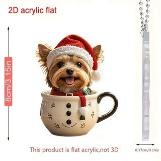 Pritaikomas akrilo šuns automobilio vidaus papuošalas, karikatūrinio stiliaus