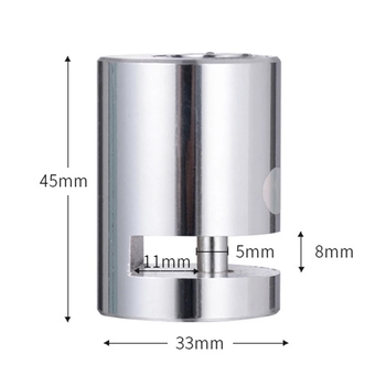 AKKK dviračio disko užraktas, modelis 001, cilindras iš lydinio vario, skirta dviračiui, svoris 123 g