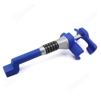 ITSOK Κλειδαριά τιμονιού αυτοκινήτου τύπου T, Υλικό ABC, Για γενικά μοντέλα, Διαθέσιμη ιδιωτική ετικέτα