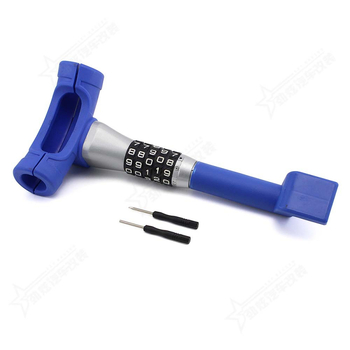 ITSOK Κλειδαριά τιμονιού αυτοκινήτου τύπου T, Υλικό ABC, Για γενικά μοντέλα, Διαθέσιμη ιδιωτική ετικέτα