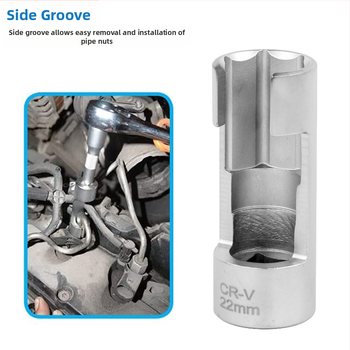 Krom-vanadijevo čelični šestoukutni ključ za cijev dizelskog ubrizgavanja s pristupom senzoru kisika