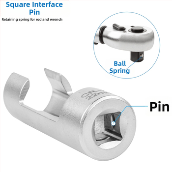 Krom-vanadijevo čelični šestoukutni ključ za cijev dizelskog ubrizgavanja s pristupom senzoru kisika