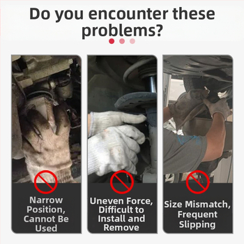 Σετ εργαλείων αποσυναρμολόγησης φίλτρου λαδιού — καθολικό κλειδί φίλτρου σε μορφή U με δύο άγκιστρα, ρύθμιση εμπρός/πίσω, από χυτό ατσάλι