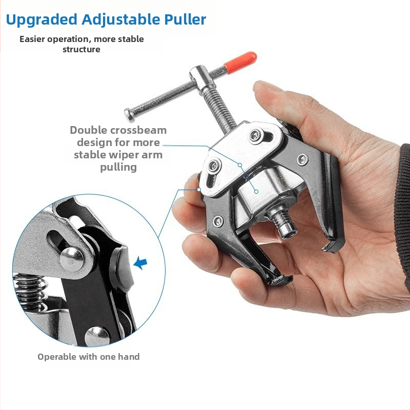Инструмент за демонтаж на ръкава на чистачката (автомобил) — термично обработена високо въглеродна стомана; за премахване на ръката на чистачката и батерийните клеми