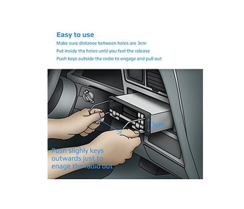 Σετ U-σχήματος εργαλείων για αποσυναρμολόγηση και συναρμολόγηση, συμβατό με Alfa Romeo και Fiat, κατασκευή από σίδηρο, δύο τεμάχια