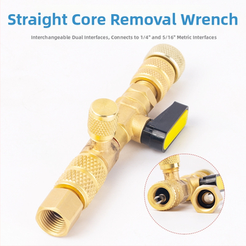 LW εργαλείο αποσυναρμολόγησης πυρήνα βαλβίδας κλιματιστικού από ορείχαλκο – σετ 23 τεμαχίων για οικιακή χρήση