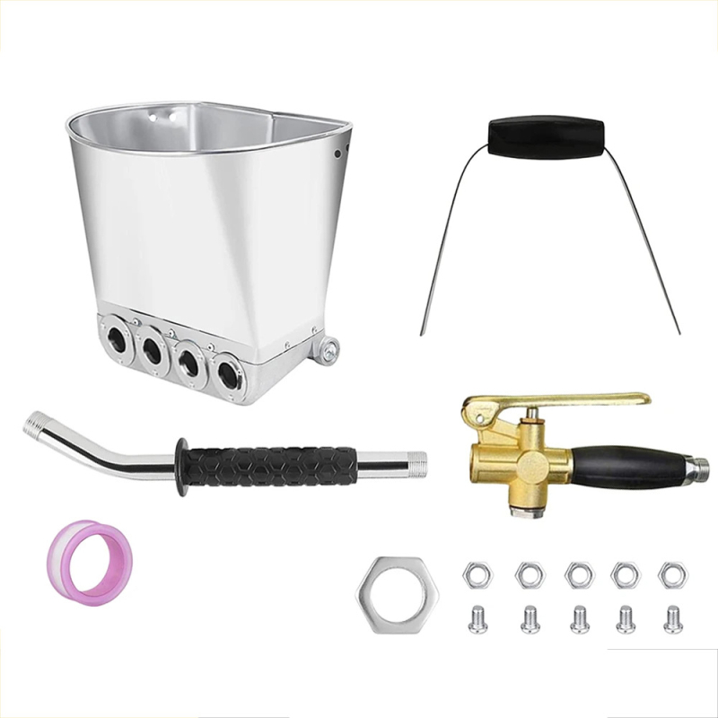 GEYE DW-55 pneumatinė beorė purškimo pistelė cemento morteriui – pramoniniam padengimui, maksimali srovė 1,5 N/S, tuščios apkrovos srautas 632