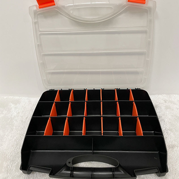 Πλαστικό κουτί εργαλείων με αποσπώμενα διαμερίσματα για αποθήκευση εξαρτημάτων και εξοπλισμού – αρθρωτή σχεδίαση αποθήκευσης