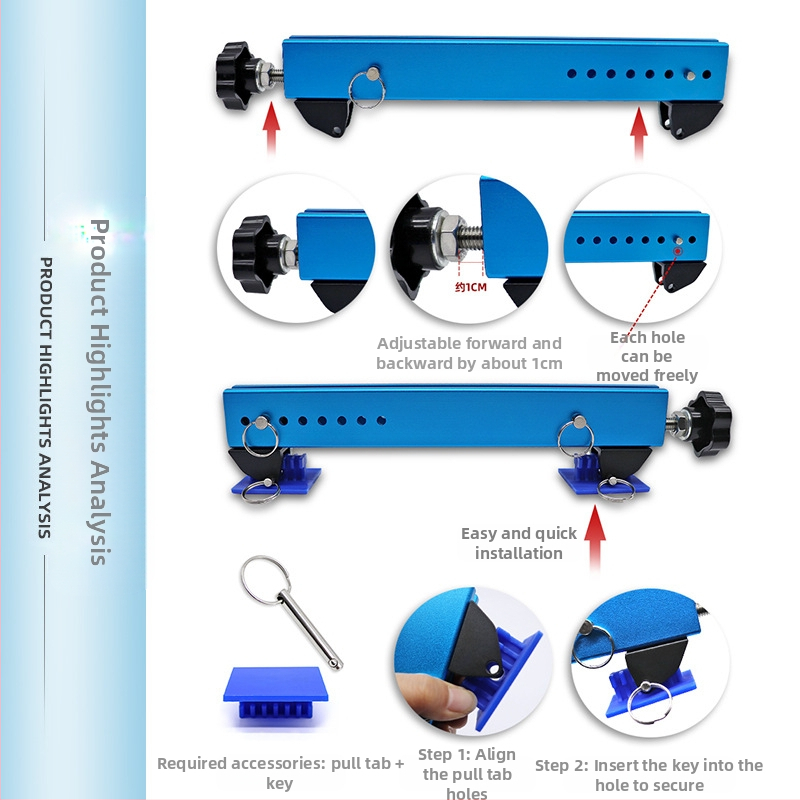 Инструмент за ремонт на вдлъбнати участъци по ламарината: разширител-разделител с външна опора — SAG инструмент за ремонт