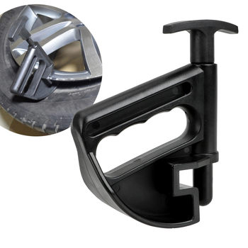 Automobilių padangų demontavimo įrankis, plieninis padangų demontavimo įrankis, vidinio žiedo įtempimas 265–458 mm; išorinio žiedo įtempimas 310–510 mm; darbinis slėgis 0.8–1.2 bar; įtampa 110/220/380 V