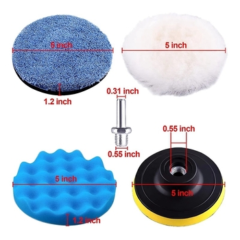 Σετ γυαλιστικού αυτοκινήτου με σφουγγώδη μαξιλαράκια, μάρκα Yihe Sanitary Ware, υλικό: σπόγγος, επεξεργασία κατόπιν παραγγελίας: ναι