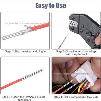 Galaxy valley συνδετήρας αυτοκινήτων με 1 επαφή, χαλκός μονωμένος, τερματικό για ηλεκτρονικά αυτοκινήτων