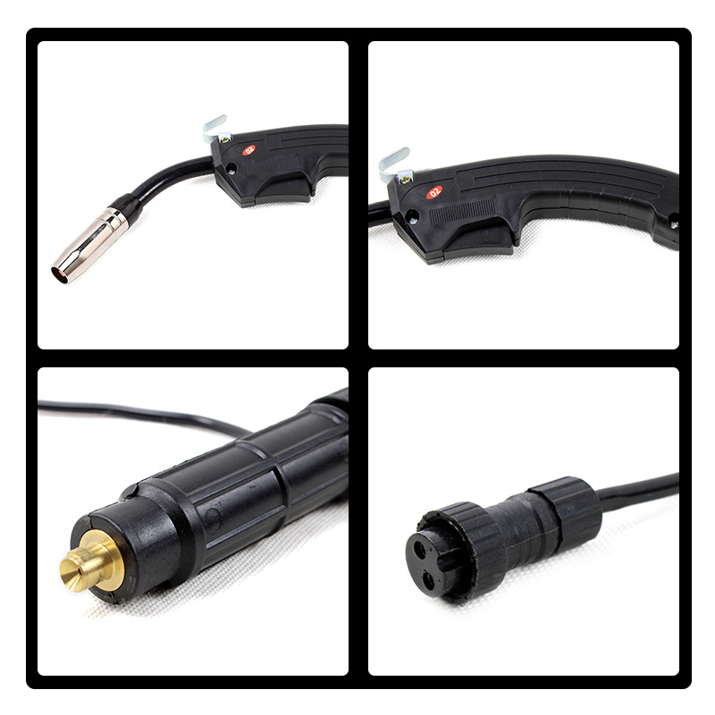 Be dujų suvirinimo pistoletas, rankinis, Rui Yi NBC250, Europos stiliaus 14AK, greitas kištukas, metalo apdirbimui