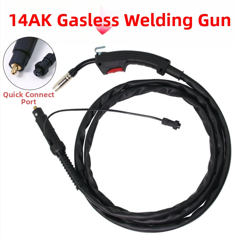 Be dujų suvirinimo pistoletas, rankinis, Rui Yi NBC250, Europos stiliaus 14AK, greitas kištukas, metalo apdirbimui