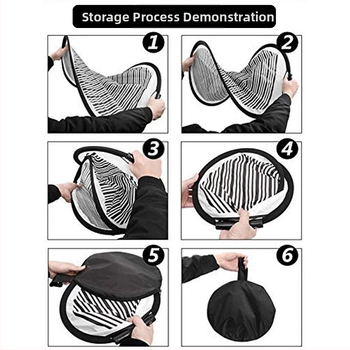 Εργαλείο επισκευής βαθουλωμάτων αυτοκινήτου με πλάκα ανάκλασης, αναδιπλούμενο ευέλικτο εσωτερικό επένδυση, νάιλον ύφασμα