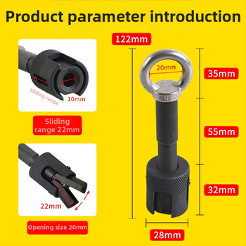 Εργαλείο αποσυναρμολόγησης ψεκαστήρα καυσίμου για Range Rover Discovery 5.0 και Jaguar 3.0T, χάλυβας άνθρακα, καθαρό βάρος 200 g