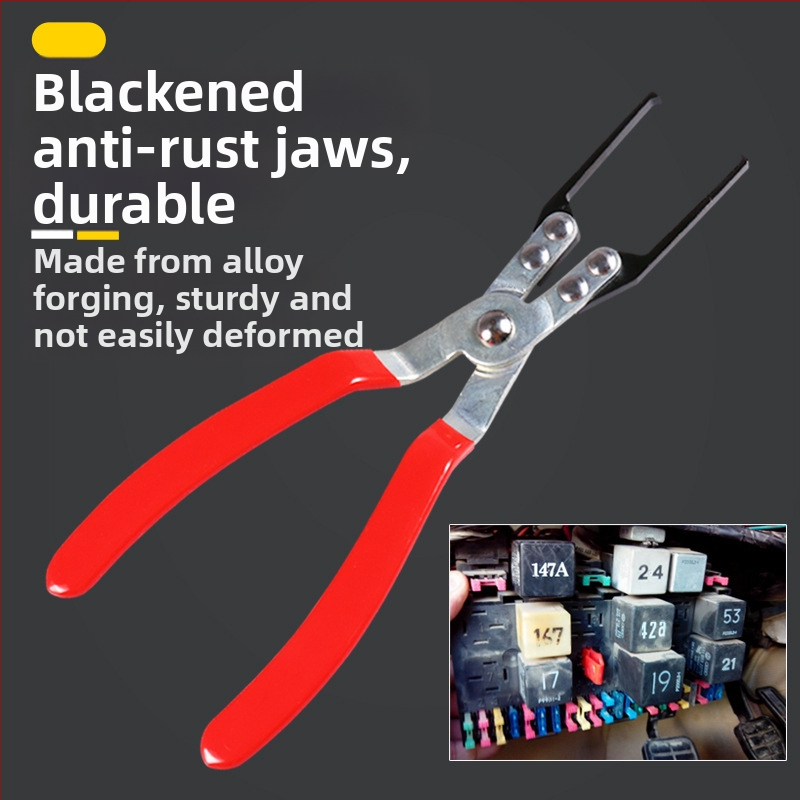 Клещи за релета на автомобили - сплавна стомана, комплект 1 бр., за разглобяване и подмяна на релета във Volkswagen, Mercedes-Benz и Toyota.