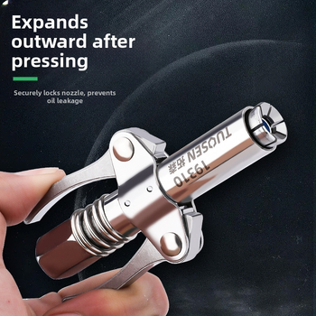 Topson Πανευρύς ακροφύσιο πιστόλου γράσου με διπλό χερούλι, χειροκίνητη λειτουργία, υψηλής πίεσης