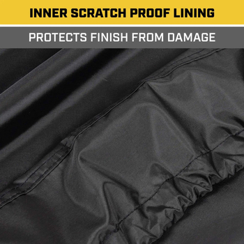 ATV ir motociklų uždangalas — šilko poliesters, atsparus vandeniui ir dulkėms, saulės ir lietaus apsauga, suderinamas su keliais modeliais