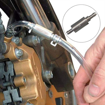 Μοτοσικλέτας γραμμή καυσίμου και εργαλείο παροχής καυσίμου με υδραυλικό εκκενωτή φρένων, βαλβίδα μονής κατεύθυνσης και σωλήνας αναρρόφησης