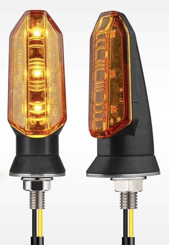 Motocikla pagrieziena signāla luktura ar 3 LED – 12V, 2.6W, SRK-13