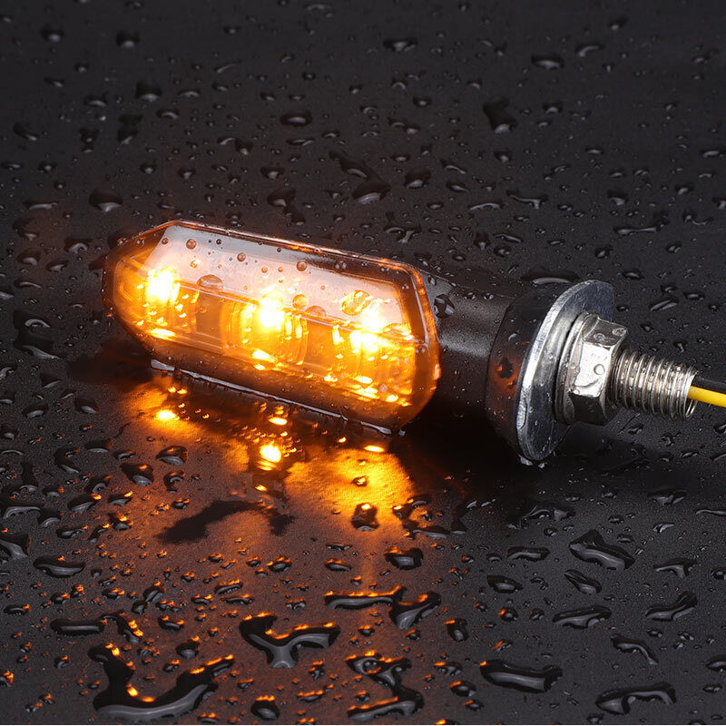 Motocikla pagrieziena signāla luktura ar 3 LED – 12V, 2.6W, SRK-13