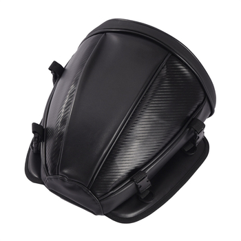 Motociklo galinės sėdynės krepšys, atsparus vandeniui PU oda, 2 L talpa, modelis SDFR, važiavimui su motociklu