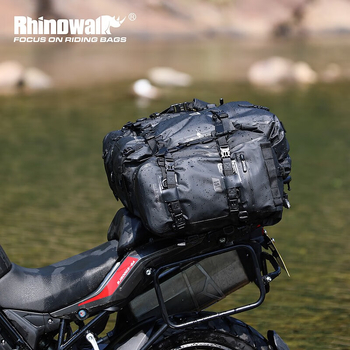 Motociklo vandeniui atspari šoninė ir galinė krepšė MT2215, 8-15-30L, Rhinowalk Rhino