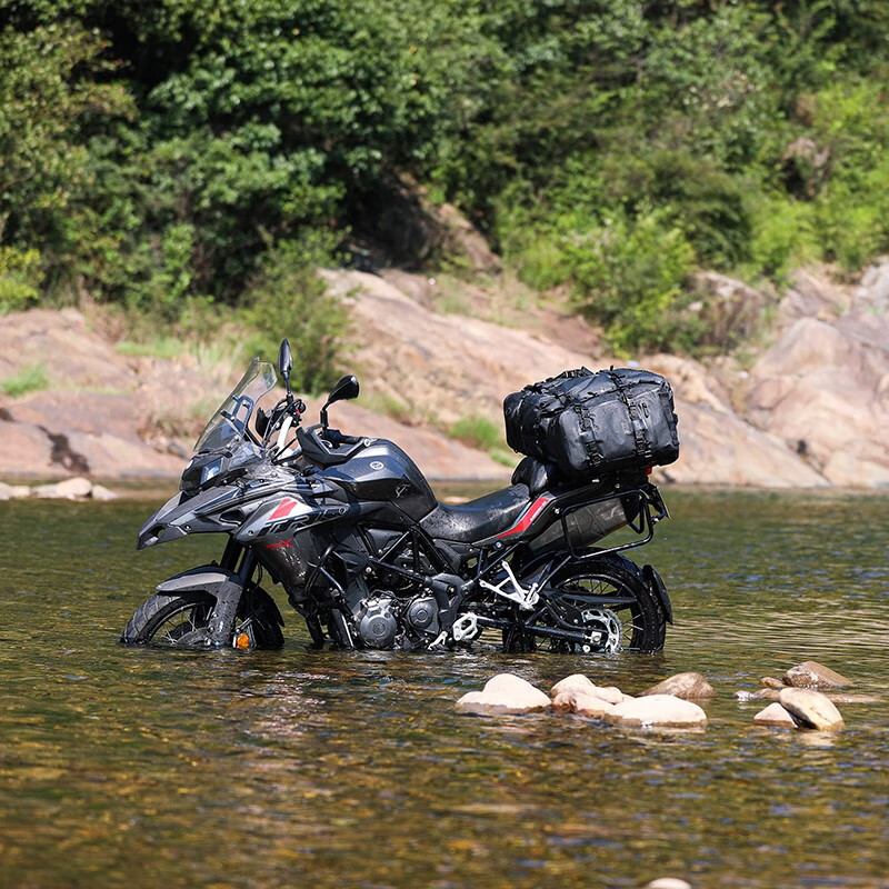 Motociklo vandeniui atspari šoninė ir galinė krepšė MT2215, 8-15-30L, Rhinowalk Rhino