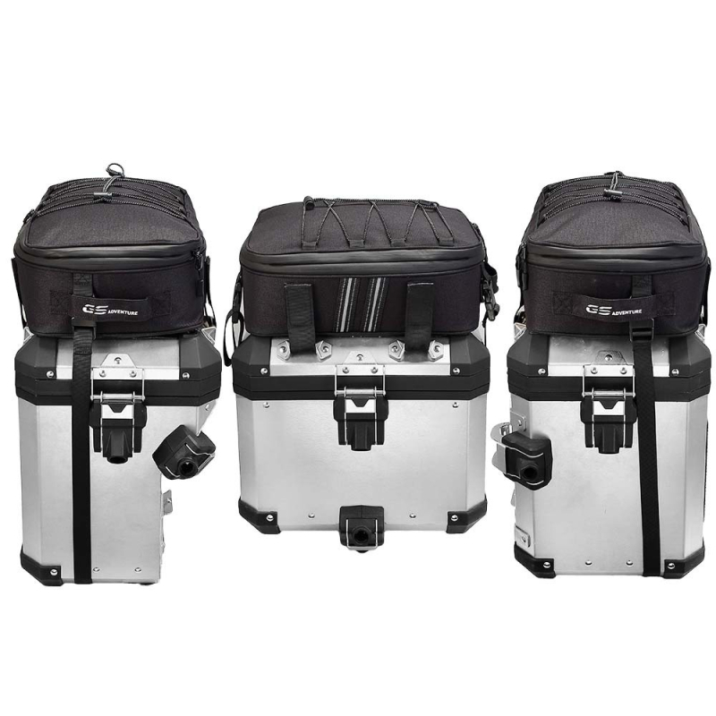 BMW мотоциклет топ чанта за багаж – три отделения, модел FD-EBBCD26, твърд стил