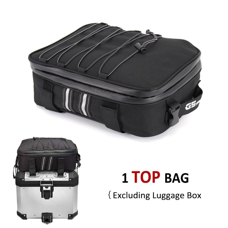 BMW мотоциклет топ чанта за багаж – три отделения, модел FD-EBBCD26, твърд стил