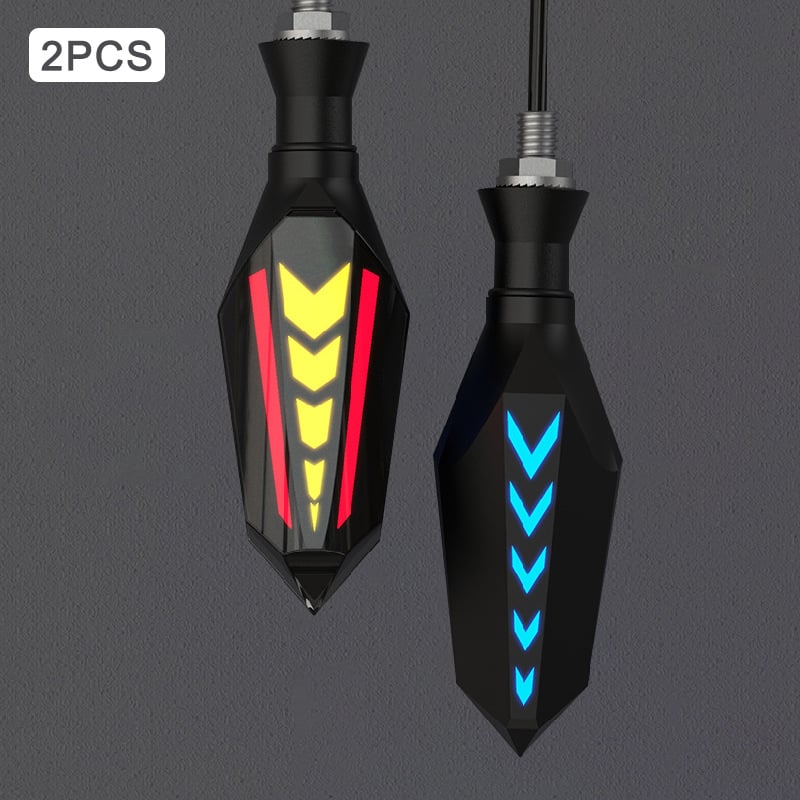 Motocikla LED pagrieziena signāls, divpusējs (12V, 5W, LED)