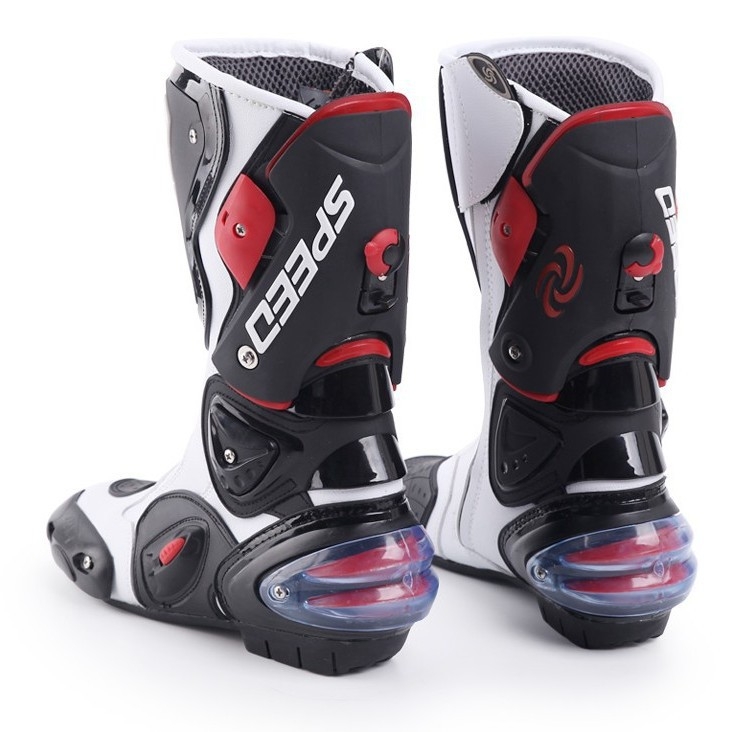 Мъжки мотоциклетни ботуши за каране – дълги, против падане, офроуд състезателни