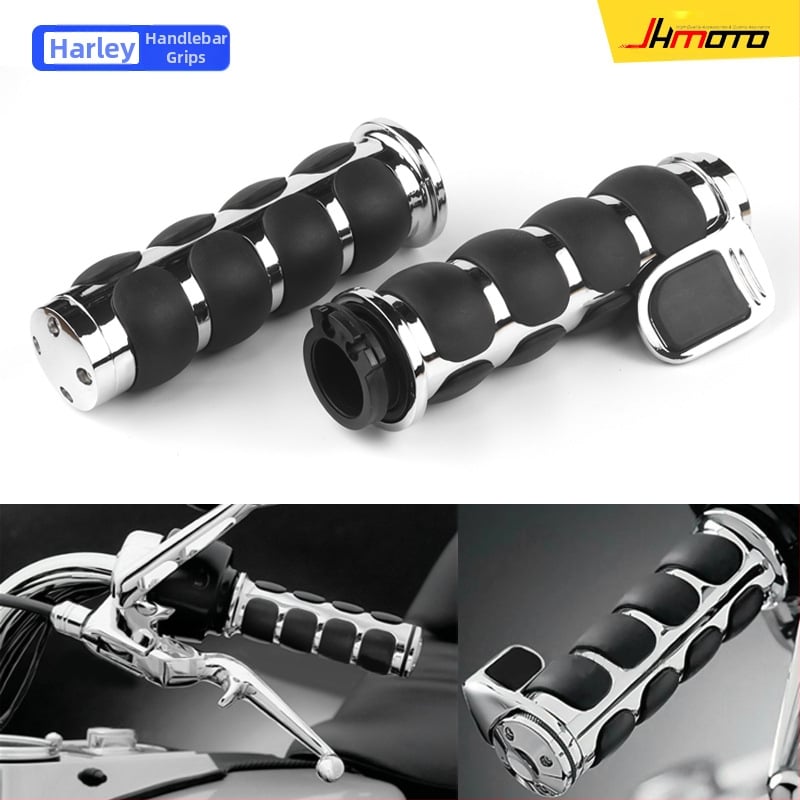 Harley stiliaus aliuminio rankenos gaubtas motociklui, atsparus dėvėjimu, visų metų naudojimui