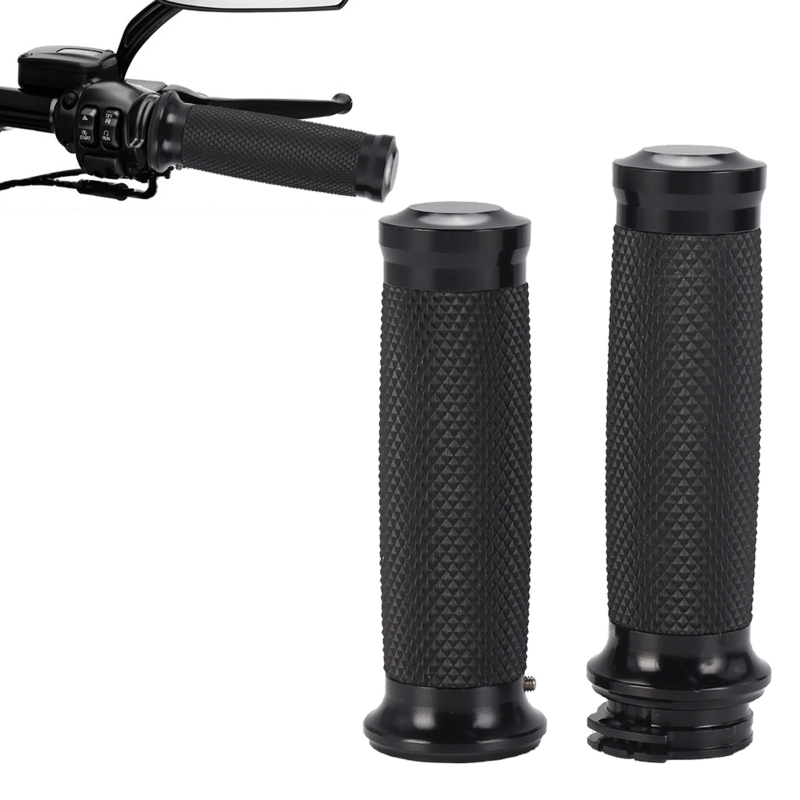 Retro RSD motociklo stūres gaubtas, suderinamas su Harley, 25 mm skersmuo, aliuminio lydinys