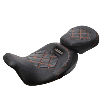Harley PU odos priekinės ir galinės sėdynės pagalvė vairuotojui ir keleiviui, su greitu atleidimu, priešslidu, keturi sezonai