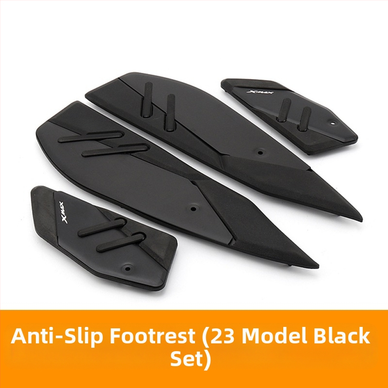 Αλουμινένιο αντιολισθητικό πέλμα πεταλιού για Yamaha XMAX300 (2017–2024) — μη φθαρτή εγκατάσταση