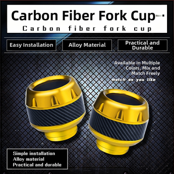 Κύπελλο μπροστινής πιρούνι από αλουμίνιο με εμφάνιση ανθρακονημάτων, χωρίς παραμετροποίηση