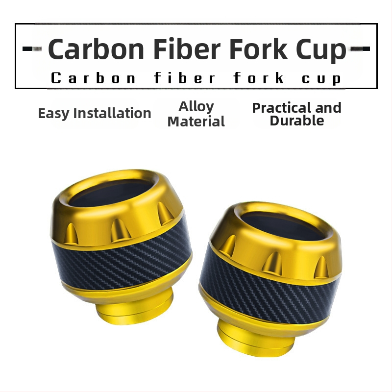 Κύπελλο μπροστινής πιρούνι από αλουμίνιο με εμφάνιση ανθρακονημάτων, χωρίς παραμετροποίηση